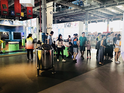 南京科技館基礎(chǔ)科學(xué)展區(qū)正式向公眾開放