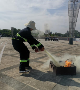 我館組織開展消防演練