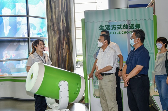 中國科協(xié)領導蒞臨南京科技館調研考察工作